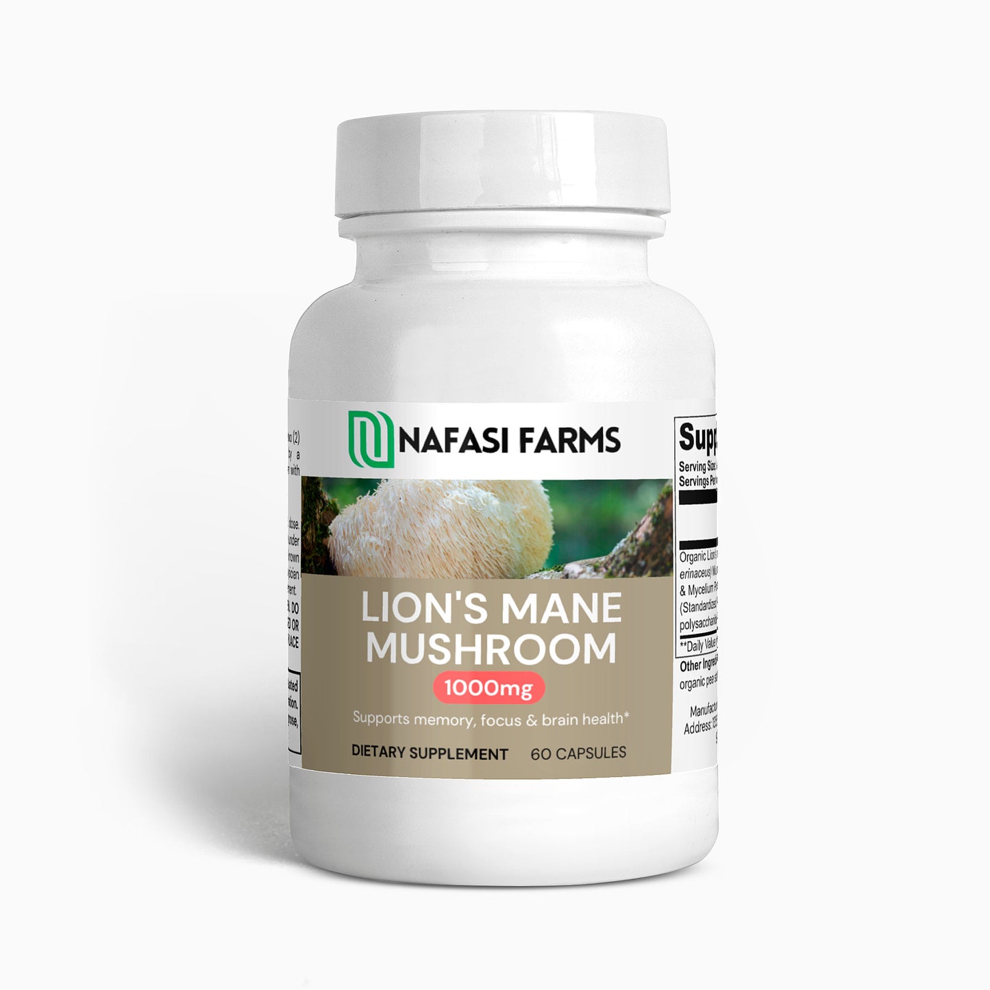 Lion's Mane Mushroom Supplement