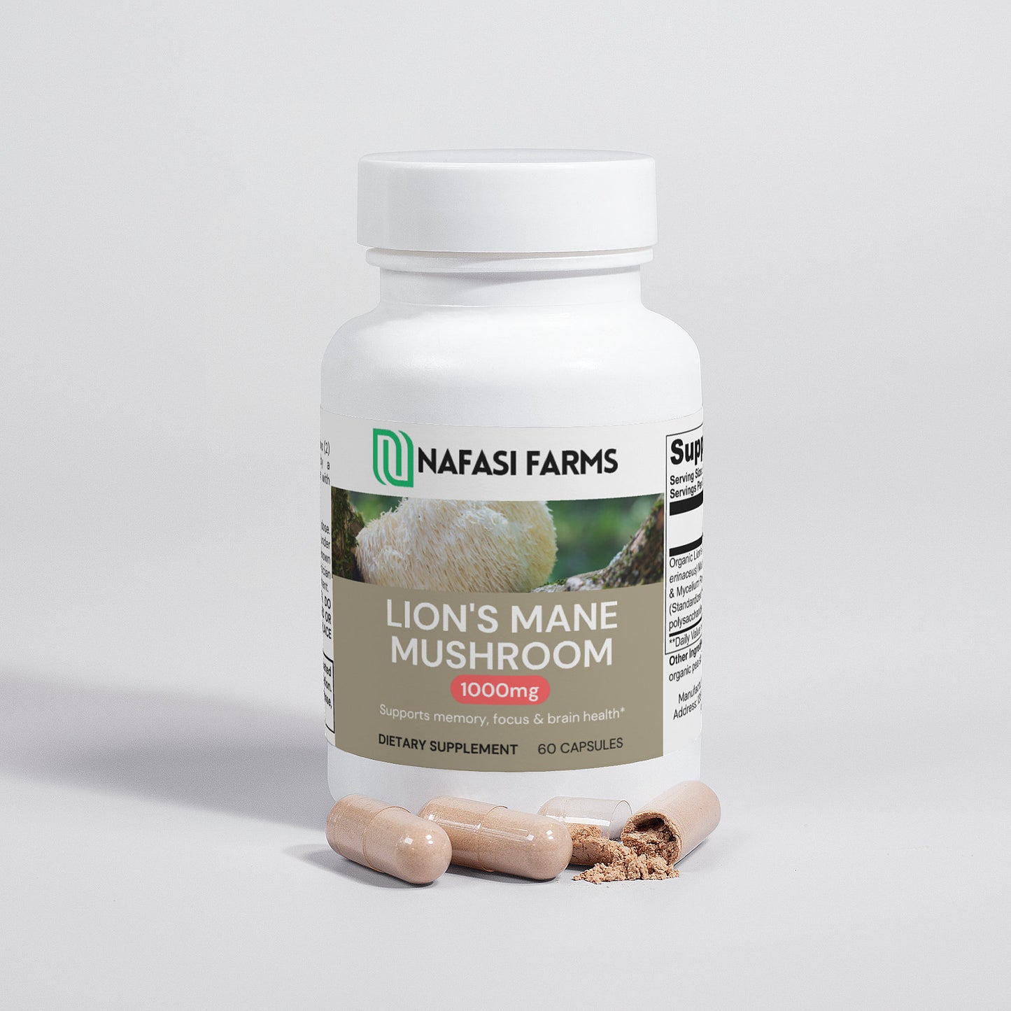 Lion's Mane Mushroom Supplement