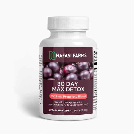 30 Day Max Detox Supplement