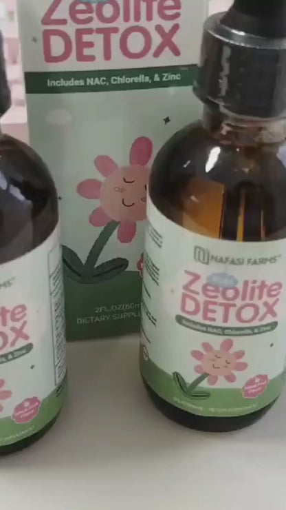 ZEOLITE Drops With NAC, Zinc, Chlorella, Magnesium & Vitamin C For Kids & Adults